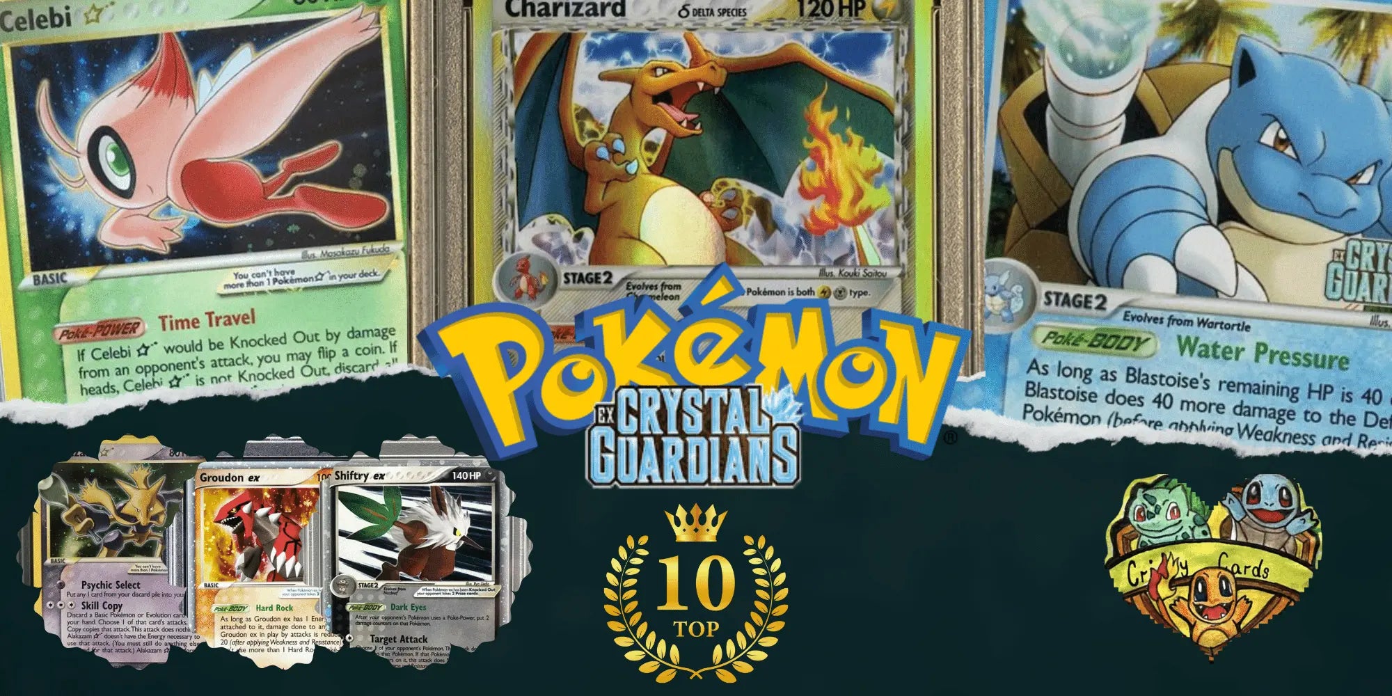 The rarest Pokmon EX Crystal Guardians cards CrispyCards The rarest Pokmon EX Crystal Guardians cards CrispyCards
