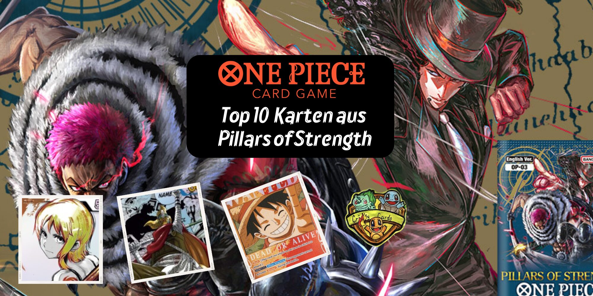 The rarest One Piece TCG cards from Pillars of Strength CrispyCards The rarest One Piece TCG cards from Pillars of Strength CrispyCards