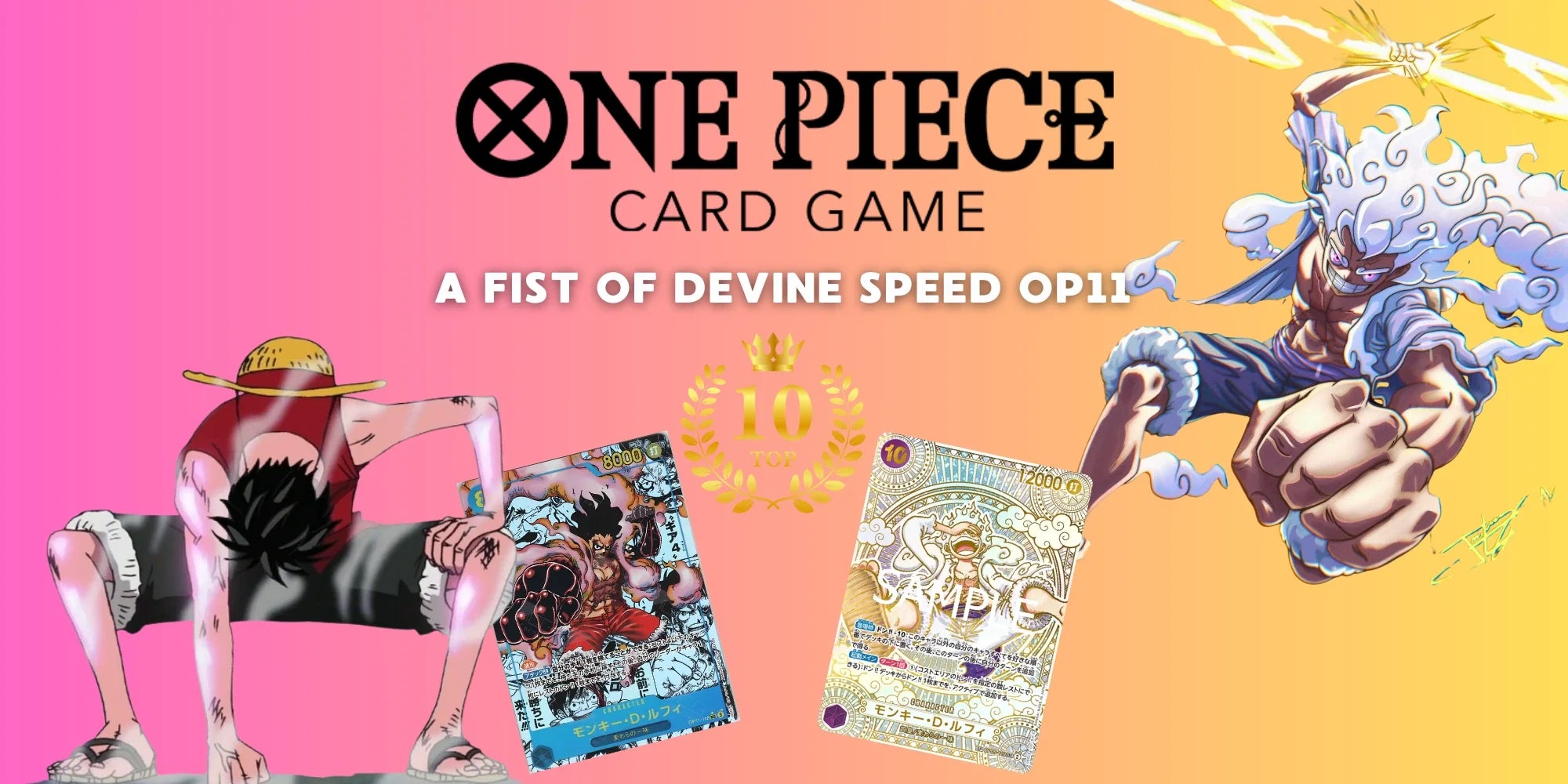 The rarest cards from A Fist of Devine Speed (OP11) CrispyCards The rarest cards from A Fist of Devine Speed (OP11) CrispyCards