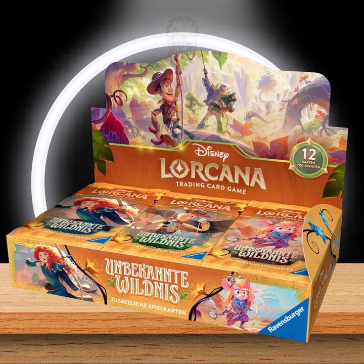 Disney Lorcana Unbekannte Wildnis Display (DE)