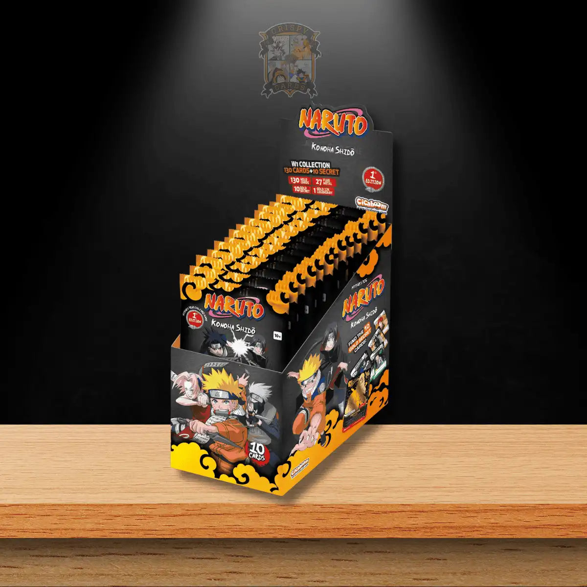Naruto Konfetti – 24 Stück, Karton, 3,5 Cm, Offizielles Lizenzprodukt