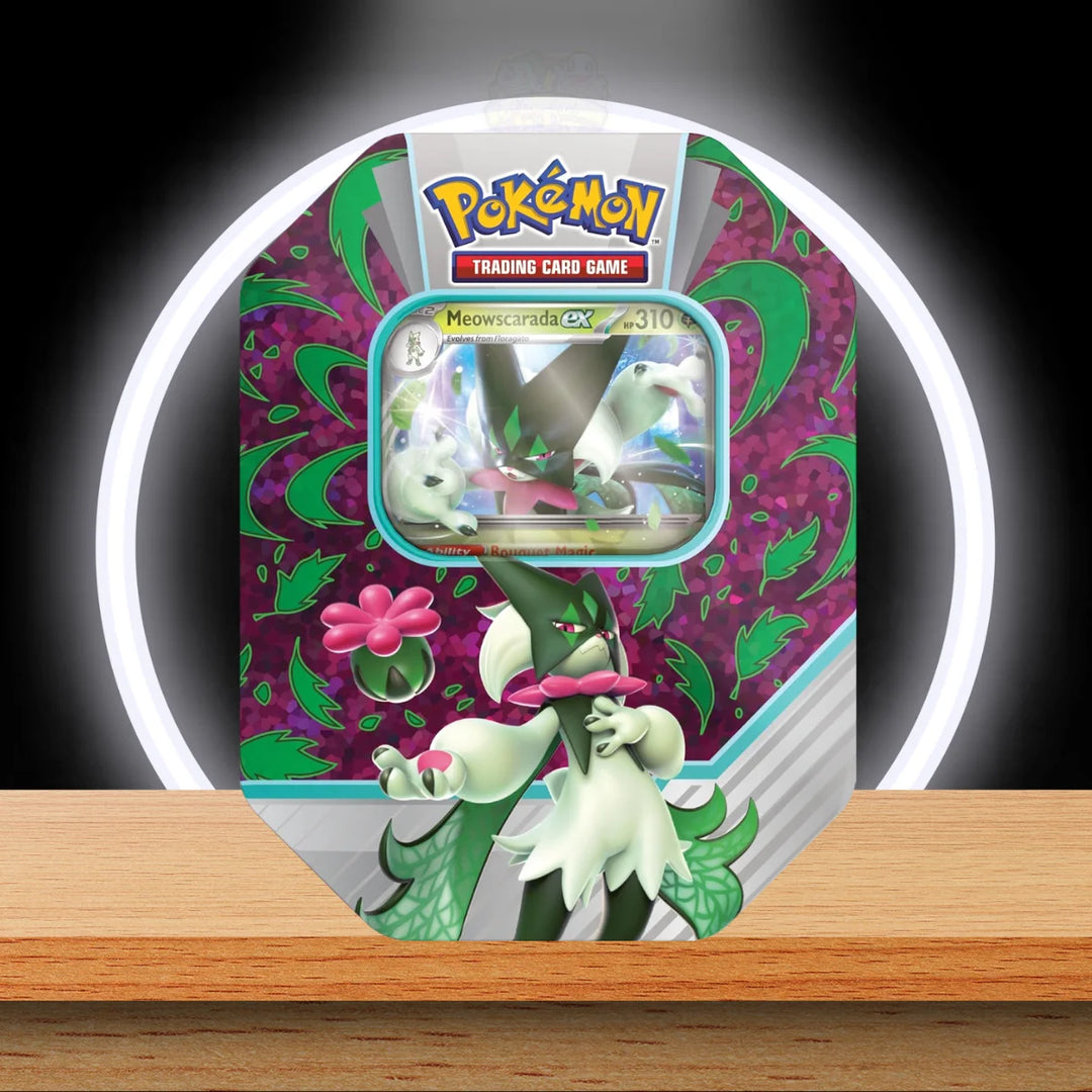 Paldea Partners Tins Meowscarada ex Tin