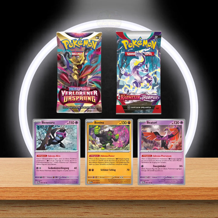 Pokémon Enhanced 2-Pack Blister 2025 Boninu Inhalt