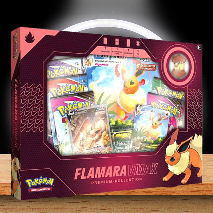 Pokémon Flamara VMAX Premium Kollektion