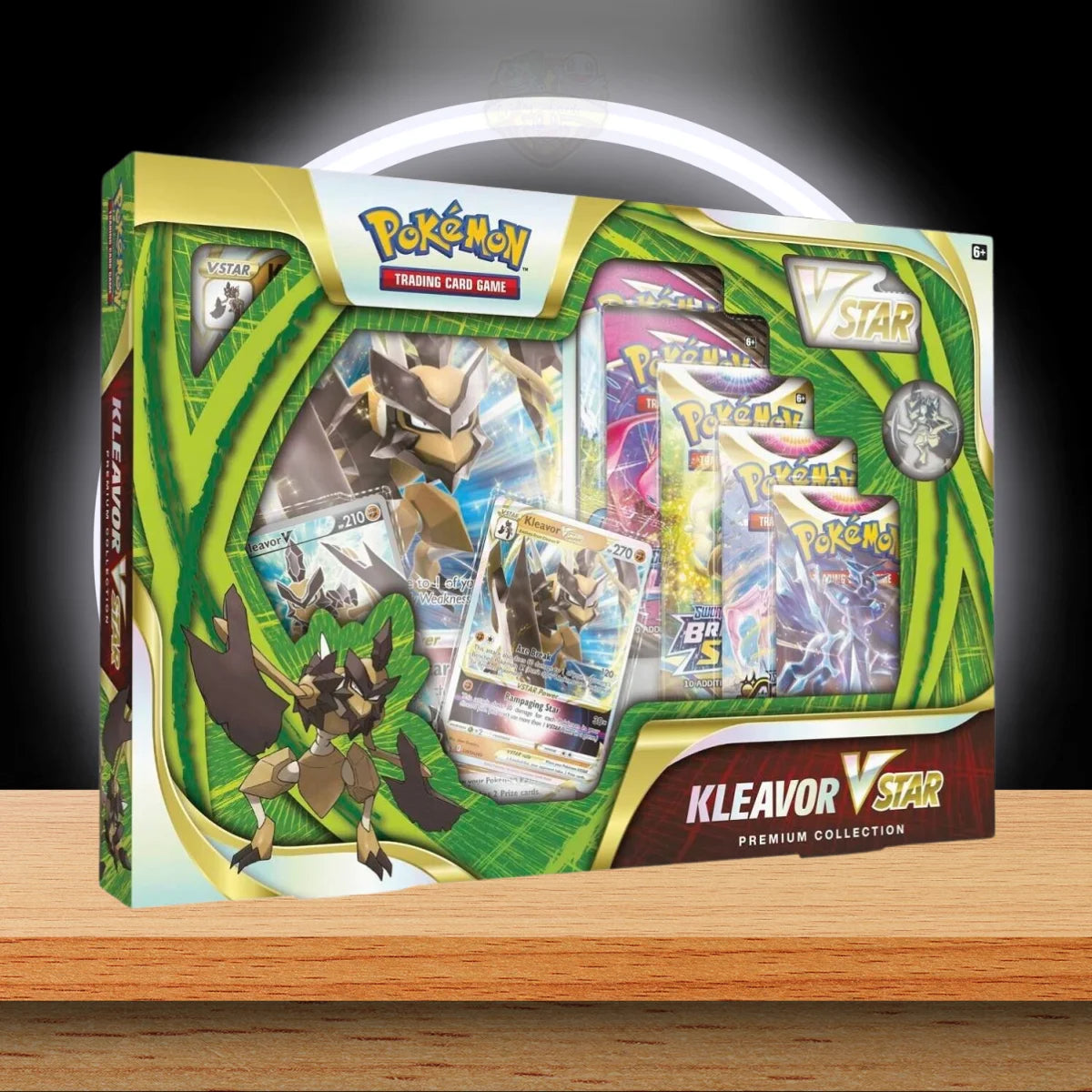 pokemon trading card game kleavor vstar premium collection box Pokémon Kleavor VStar Premium Collection (ENG) – CrispyCards