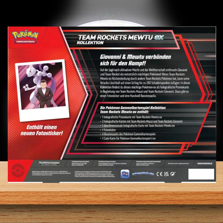 Pokémon Team Rockets Ewige Rivalen Mewtu-ex Box