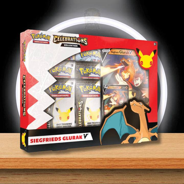 Pokémon Celebrations Siegfrieds Glurak V Kollektion (DE)