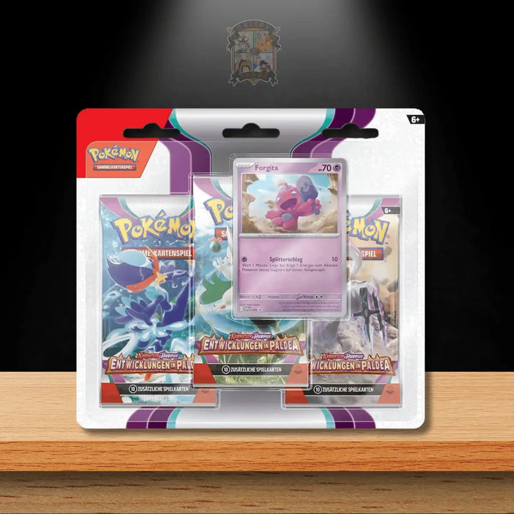 Pokémon Entwicklungen in Paldea 3-Pack Blister (DE)