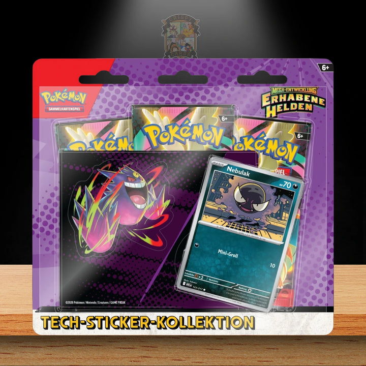 Pokémon Erhabene Helden Tech Sticker Kollektion