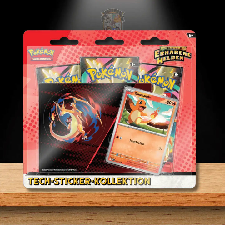 Pokémon Erhabene Helden Tech Sticker Kollektion (DE)