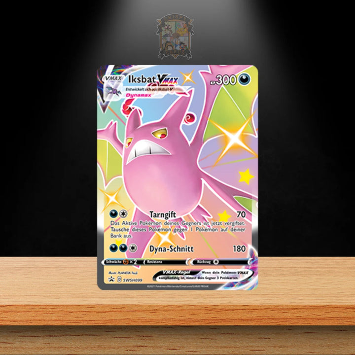 Pokémon Glänzendes Schicksal Shiny Iksbat VMAX Kollektion