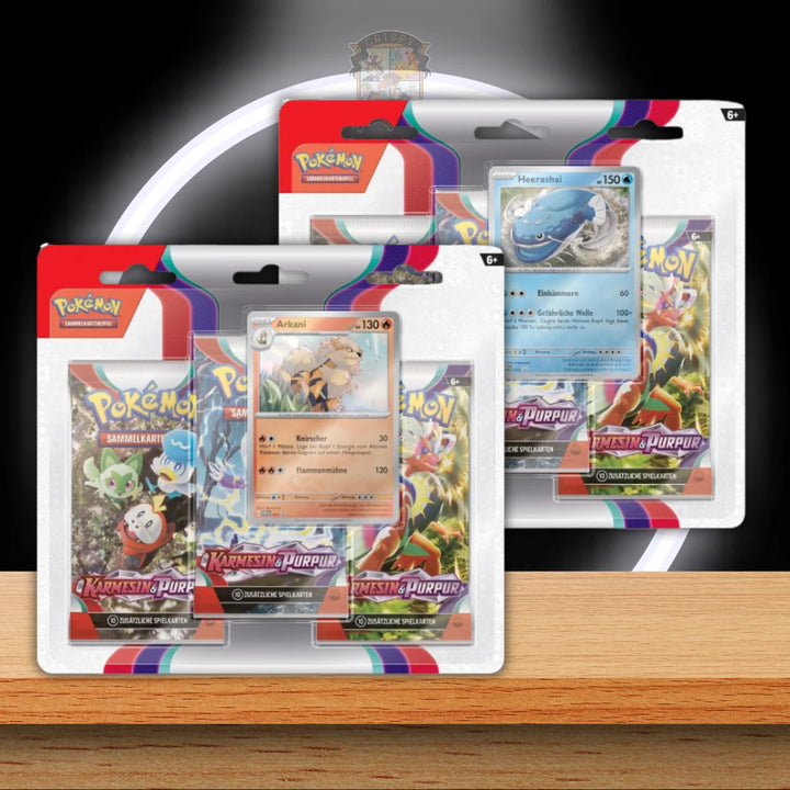 Pokémon Karmesin & Purpur 3-Pack Blister