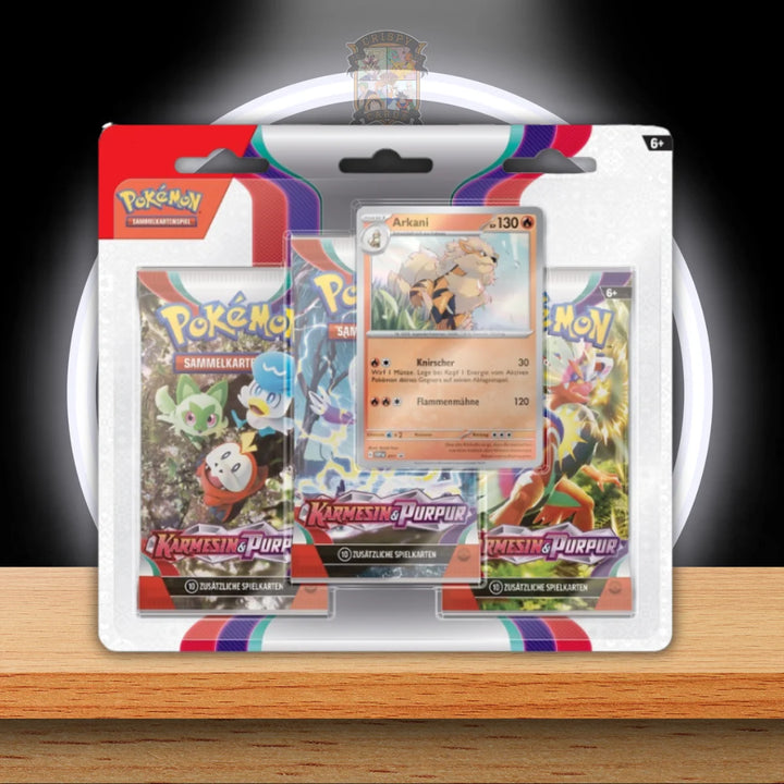Pokémon Karmesin & Purpur 3-Pack Blister