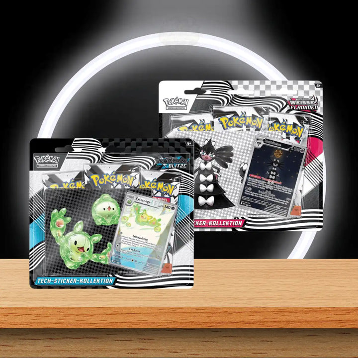 Pokémon Schwarze Blitze - Weiße Flammen Tech Sticker 3-Pack Blister (DE)