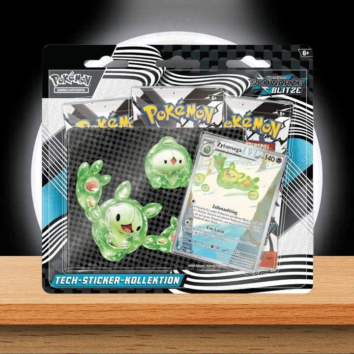 Pokémon Schwarze Blitze - Weiße Flammen Tech Sticker 3-Pack Blister (DE)