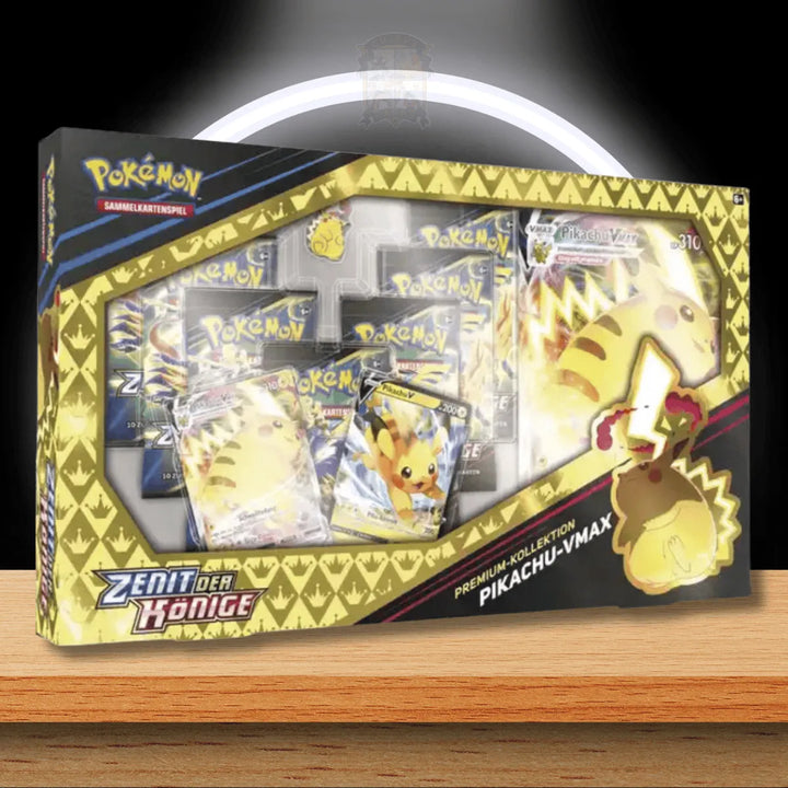 Pokémon Zenit der Könige Pikachu VMAX Premium-Kollektion (DE)