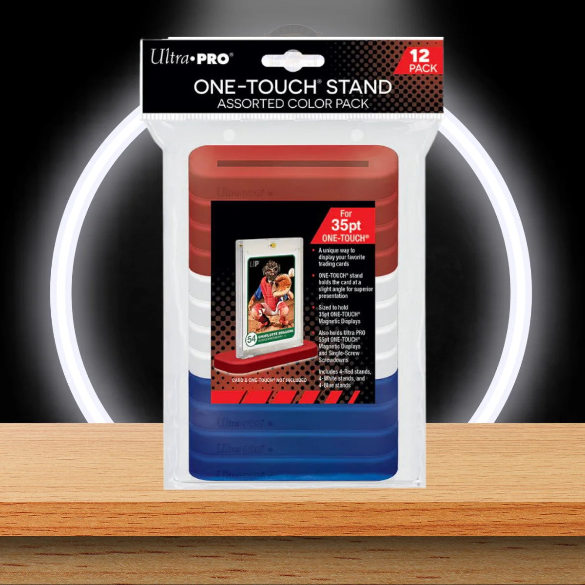 Ultra Pro UP One-Touch Stand 35pt – 12 Stück In Gemischten Farben – Für Deine Sammlung