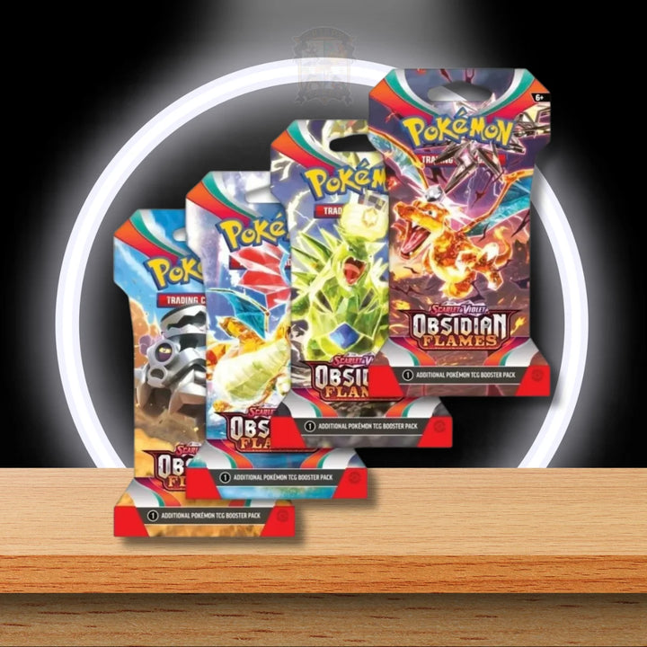Pokémon Obsidian Flames Booster im Sleeve Englisch