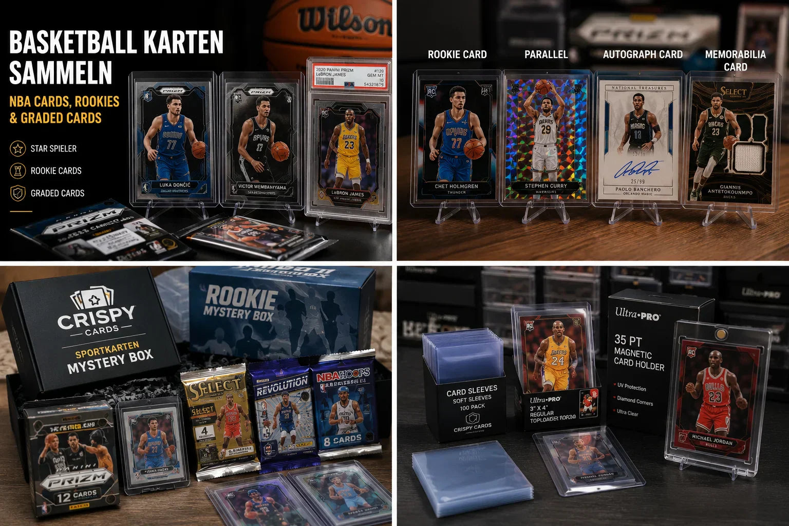 Basketball Karten sammeln: NBA Cards, Rookies und Graded Cards erklärt