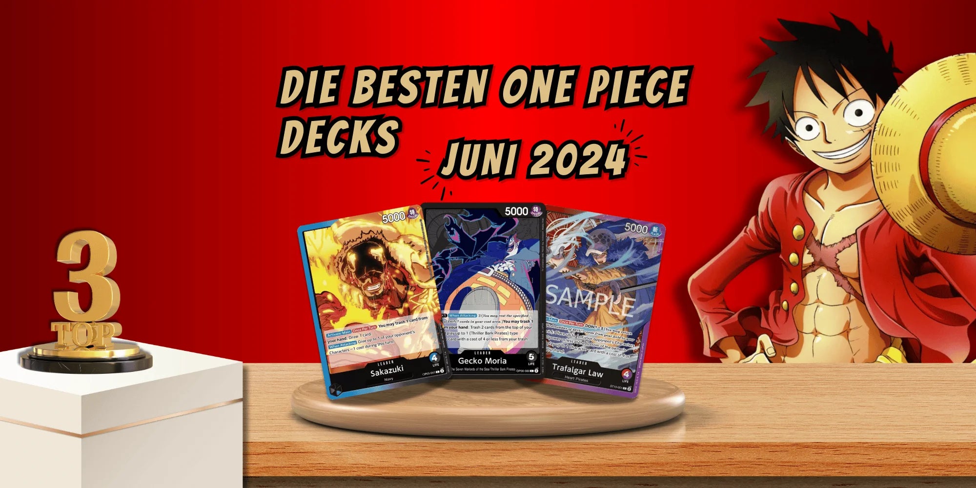 Die besten One Piece Decks (Stand: Juni 2024)