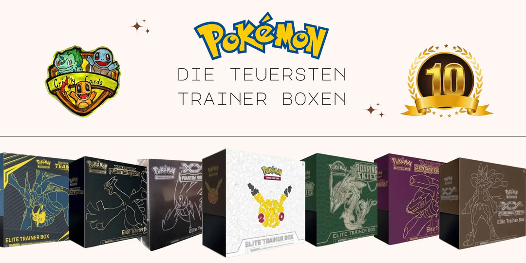 Die seltensten Pokémon Trainer Boxen