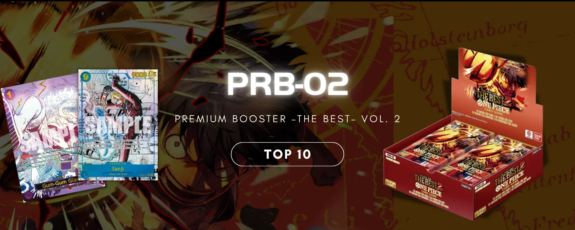 Die teuersten One Piece Karten aus PRB02