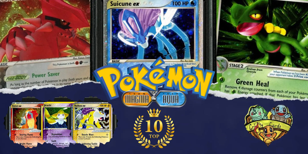 Die seltensten Pokémon aus EX Team Magma vs Team Aqua