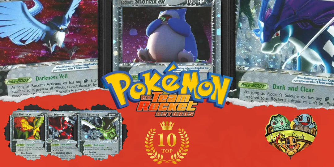 Die seltensten Pokémon aus EX Team Rocket Returns