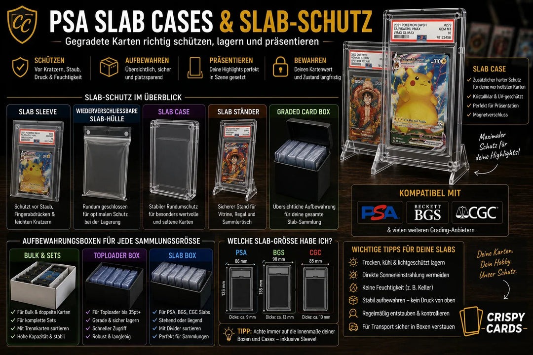 PSA Slab Cases: Gegradete Karten richtig schützen