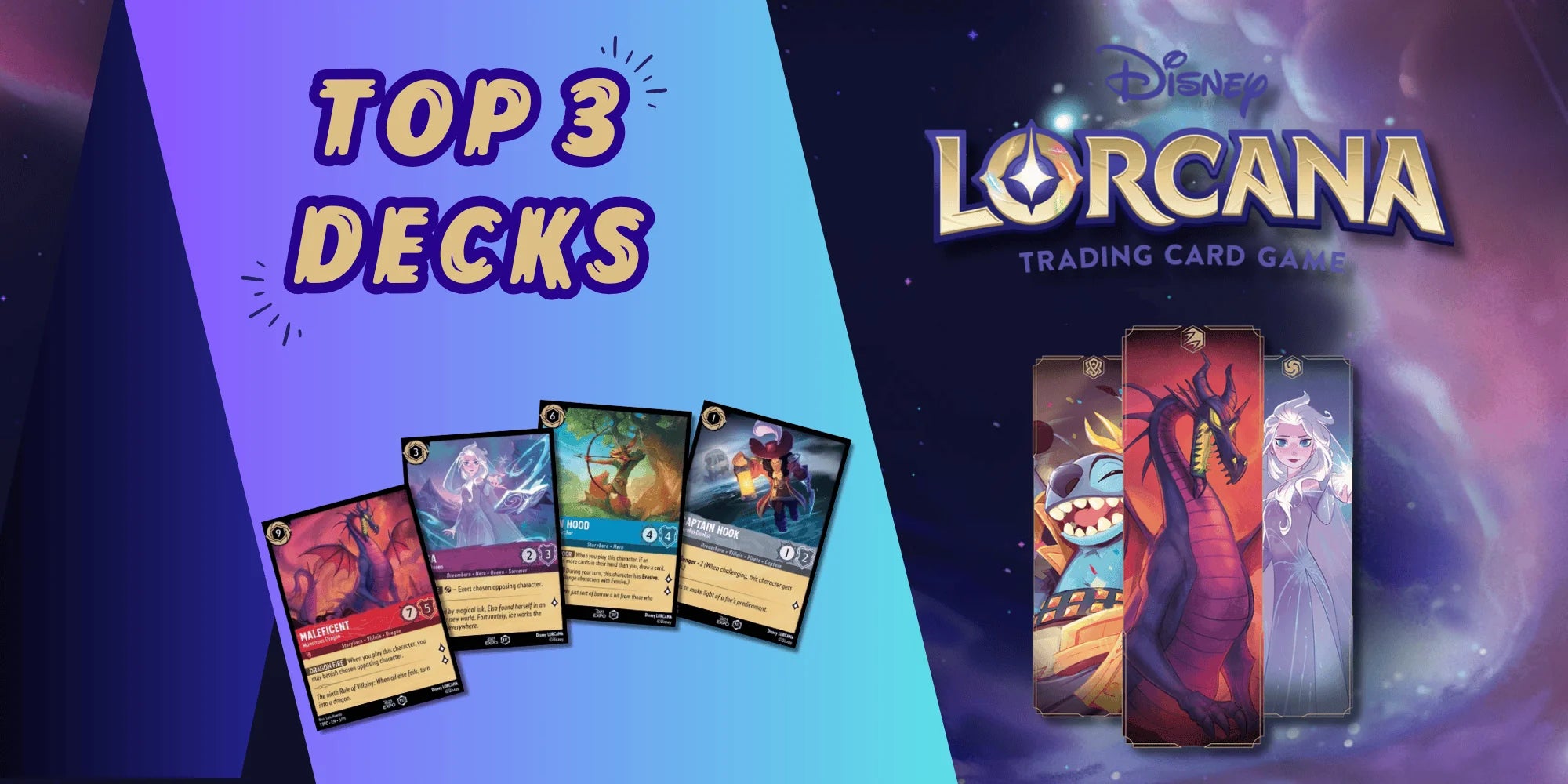 Die Top 3 Decks in Disney Lorcana (April 2024)
