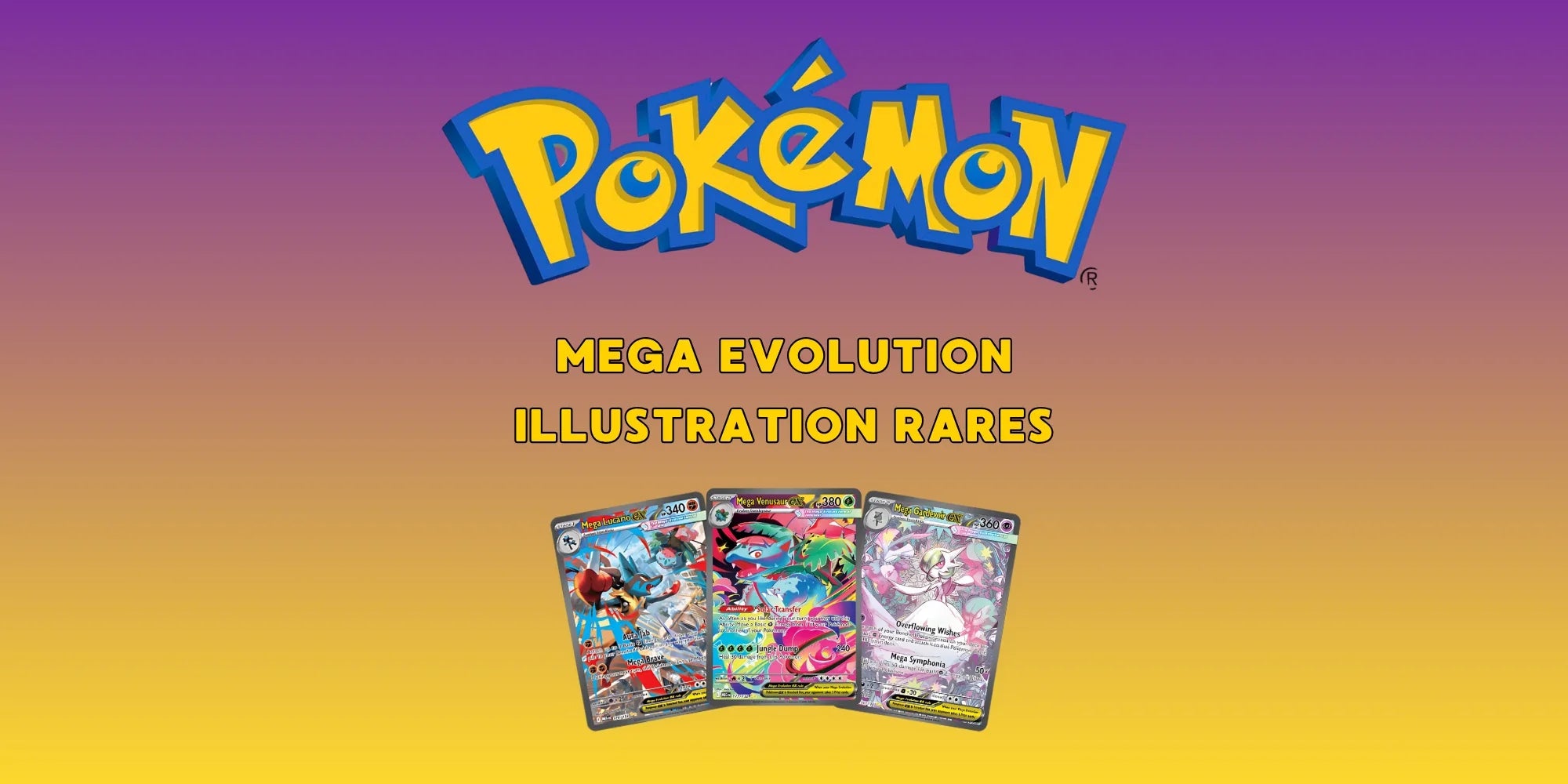 Mega Evolution Illustration Art Rares