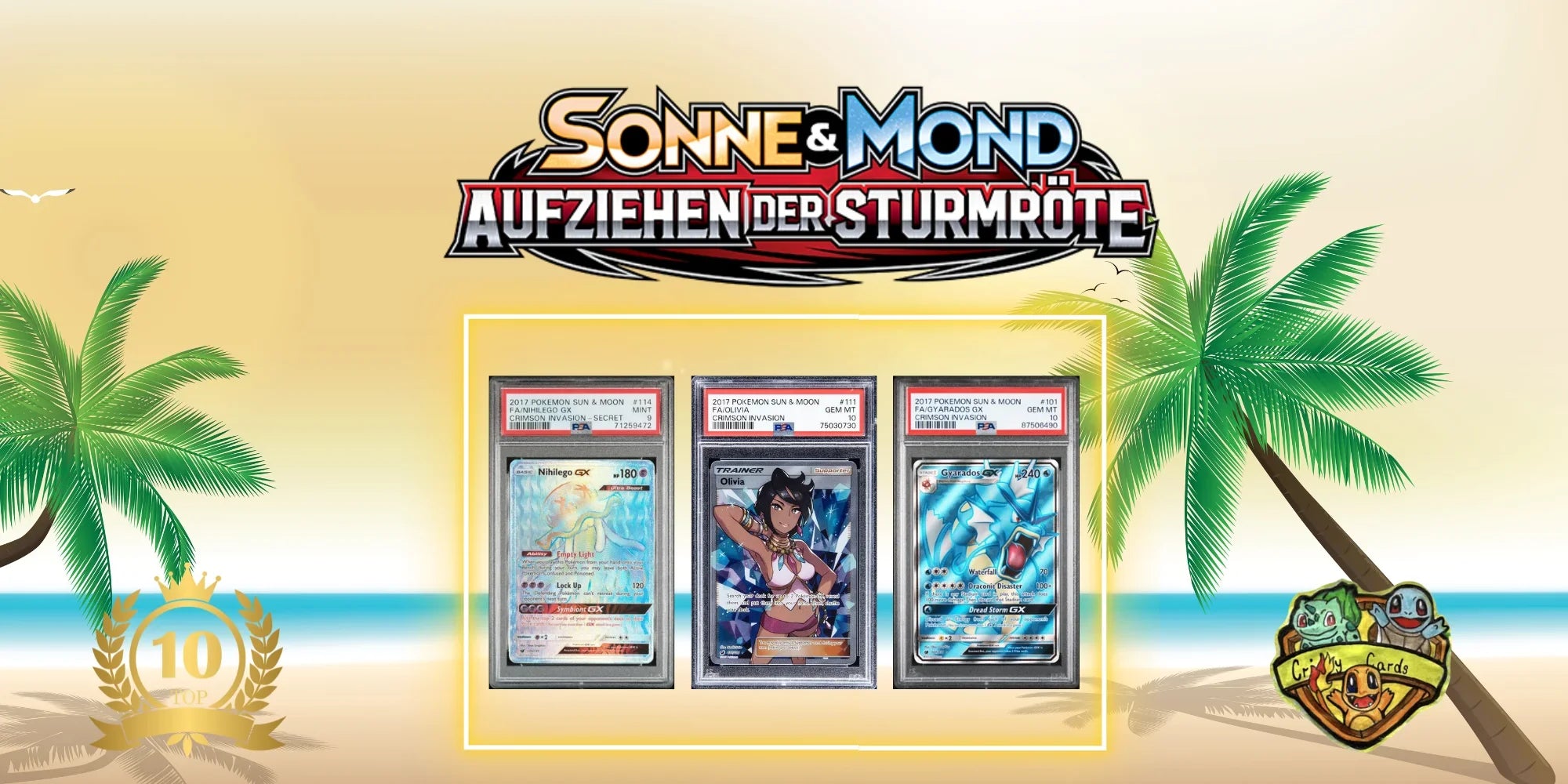 Die Seltensten Pokémon aus Aufziehen der Sturmröte