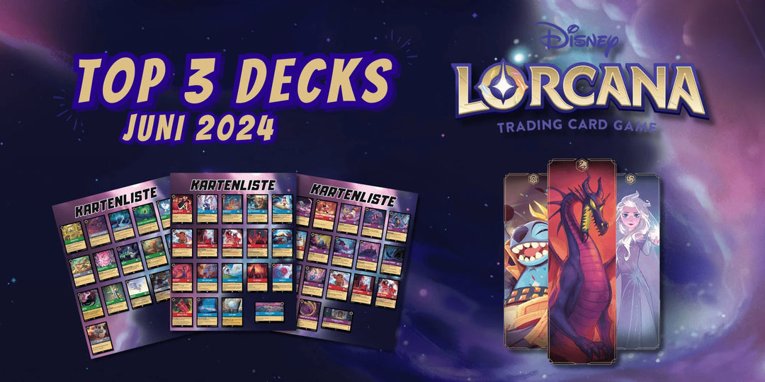 Die Top 3 Decks für TCG Disney Lorcana (Juni 2024)