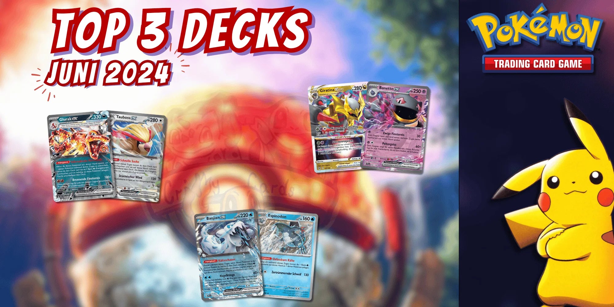 Die Top 3 Decks für TCG Pokémon (Juni 2024)