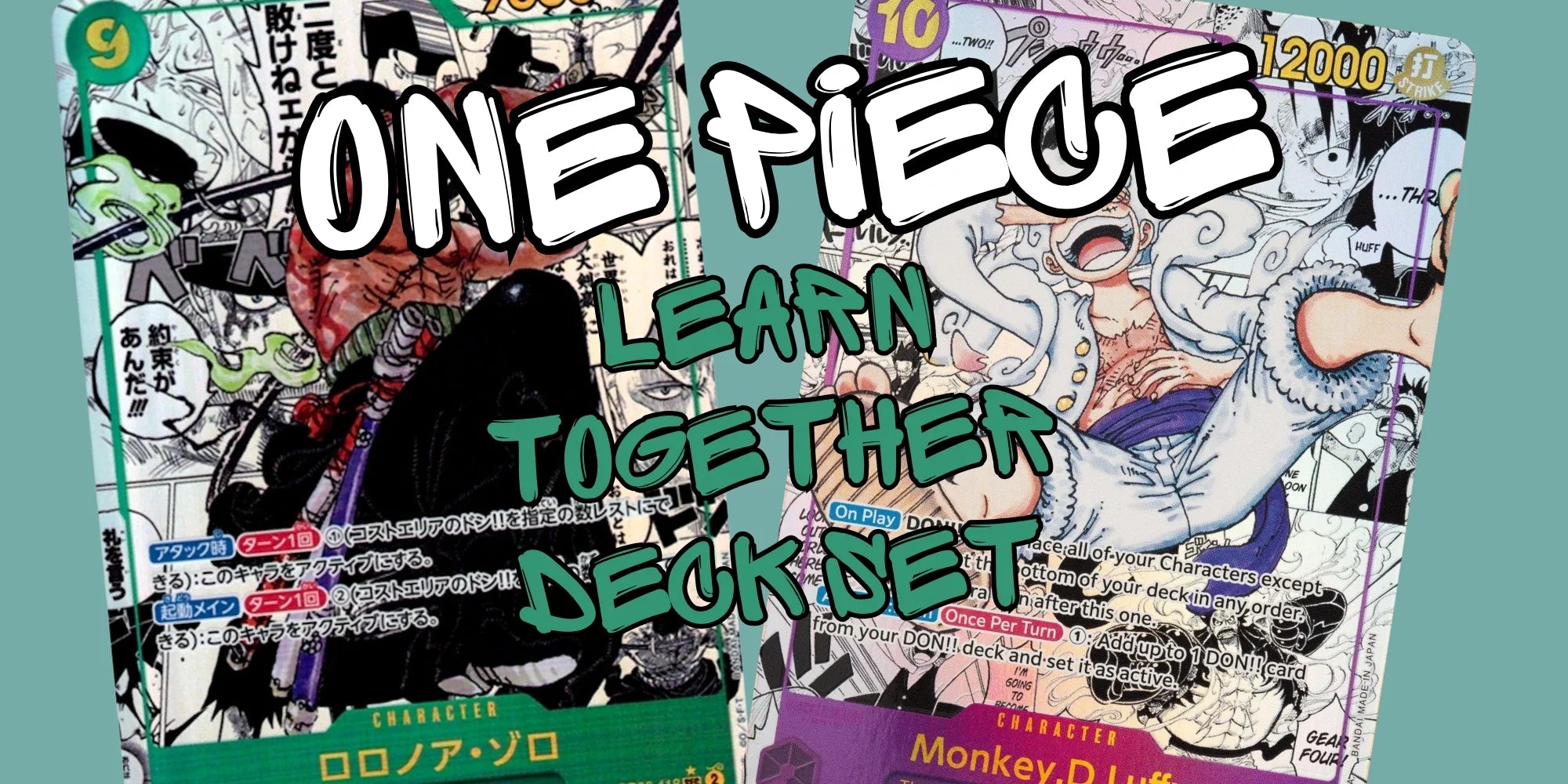 One Piece TCG: Learn Together Deck Set