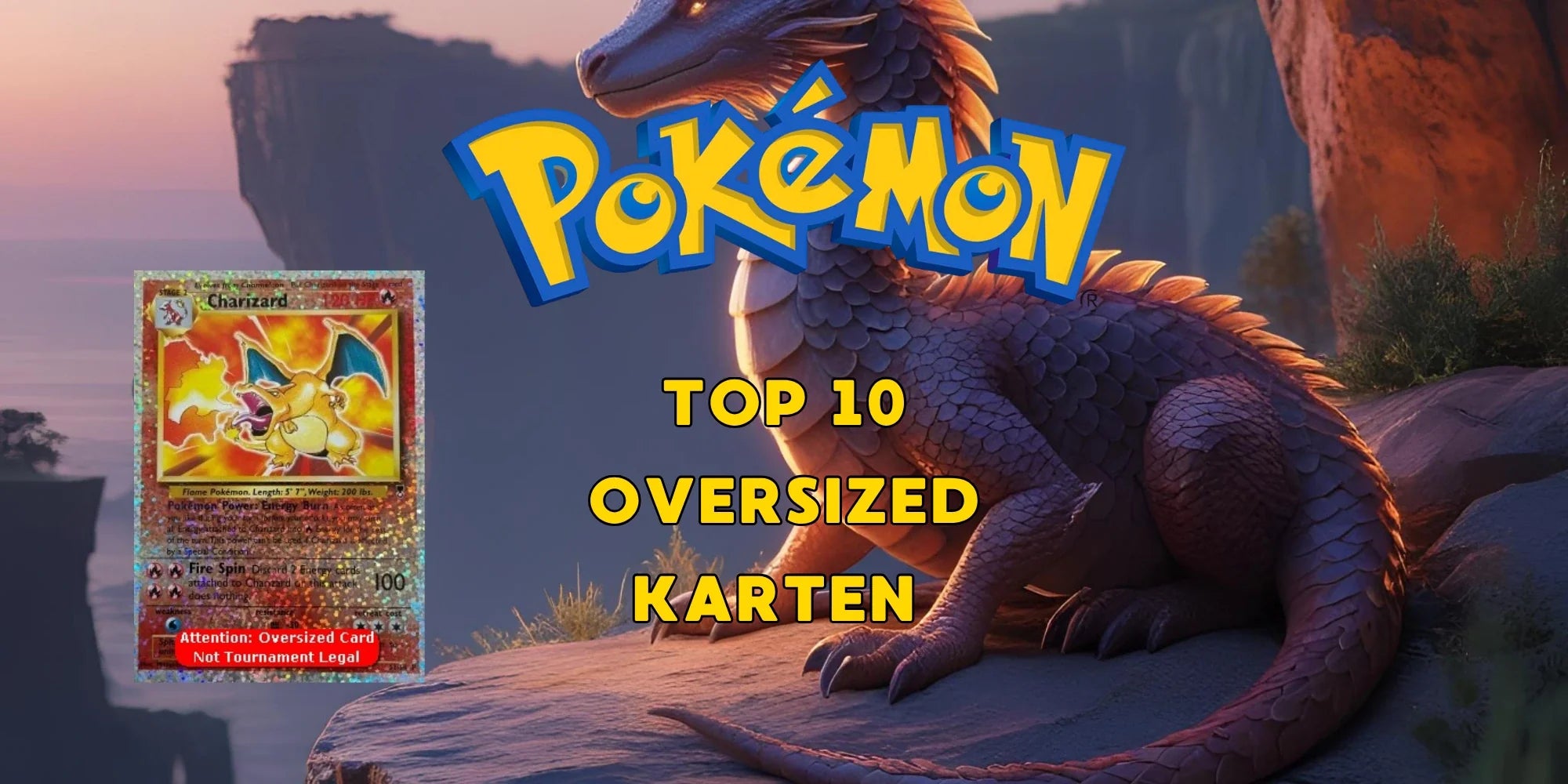 Die 10 seltensten Oversized-Karten im Pokémon‑TCG