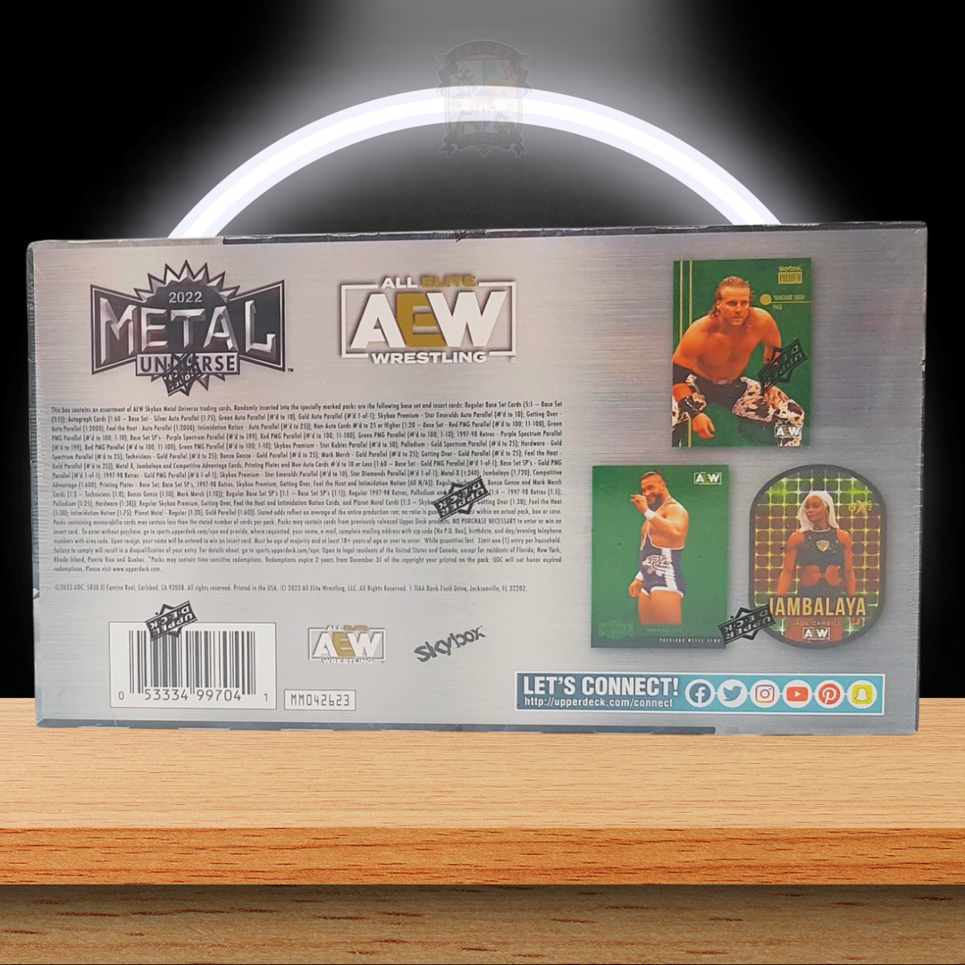 2022 AEW Skybox Metal Universe Hobby Box