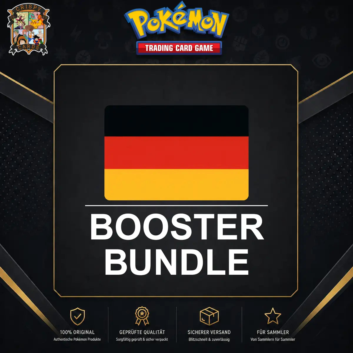 Pokémon Boosterbundle Deutsch mit mehreren versiegelten TCG Boostern