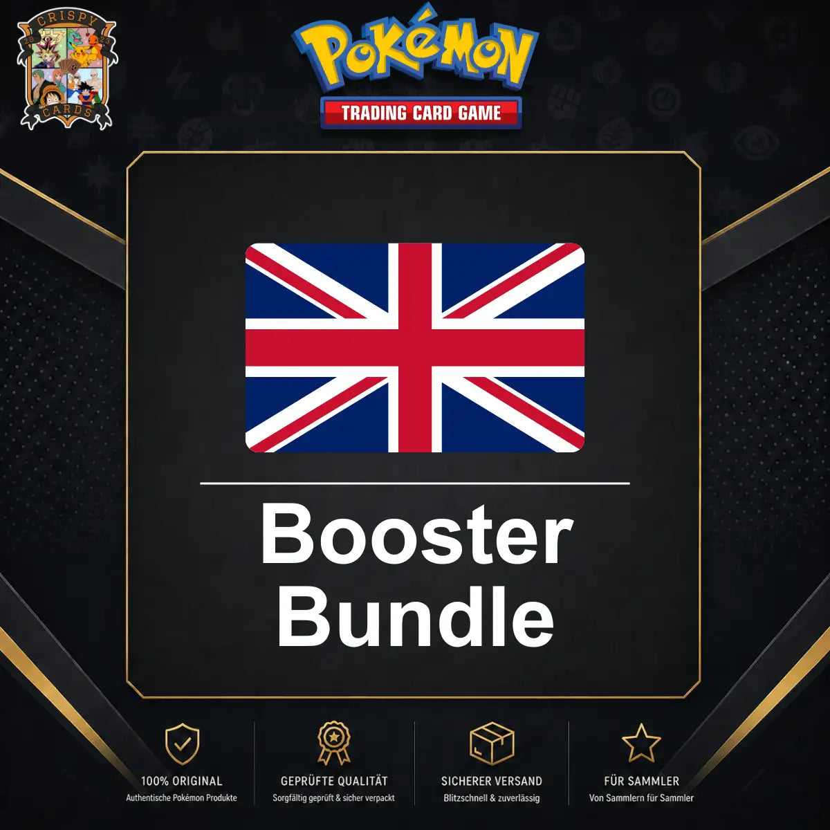 Pokémon Boosterbundle Englisch mit mehreren versiegelten TCG Boostern