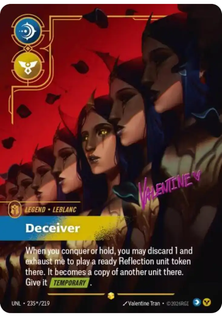 Leblanc Deceiver V.3   Signed Showcase