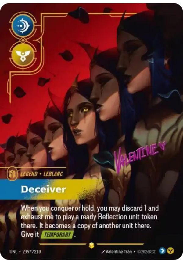 Leblanc Deceiver V.3   Signed Showcase