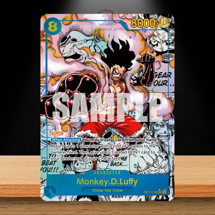 One Piece OP-11 A Fist of Divine Speed Display