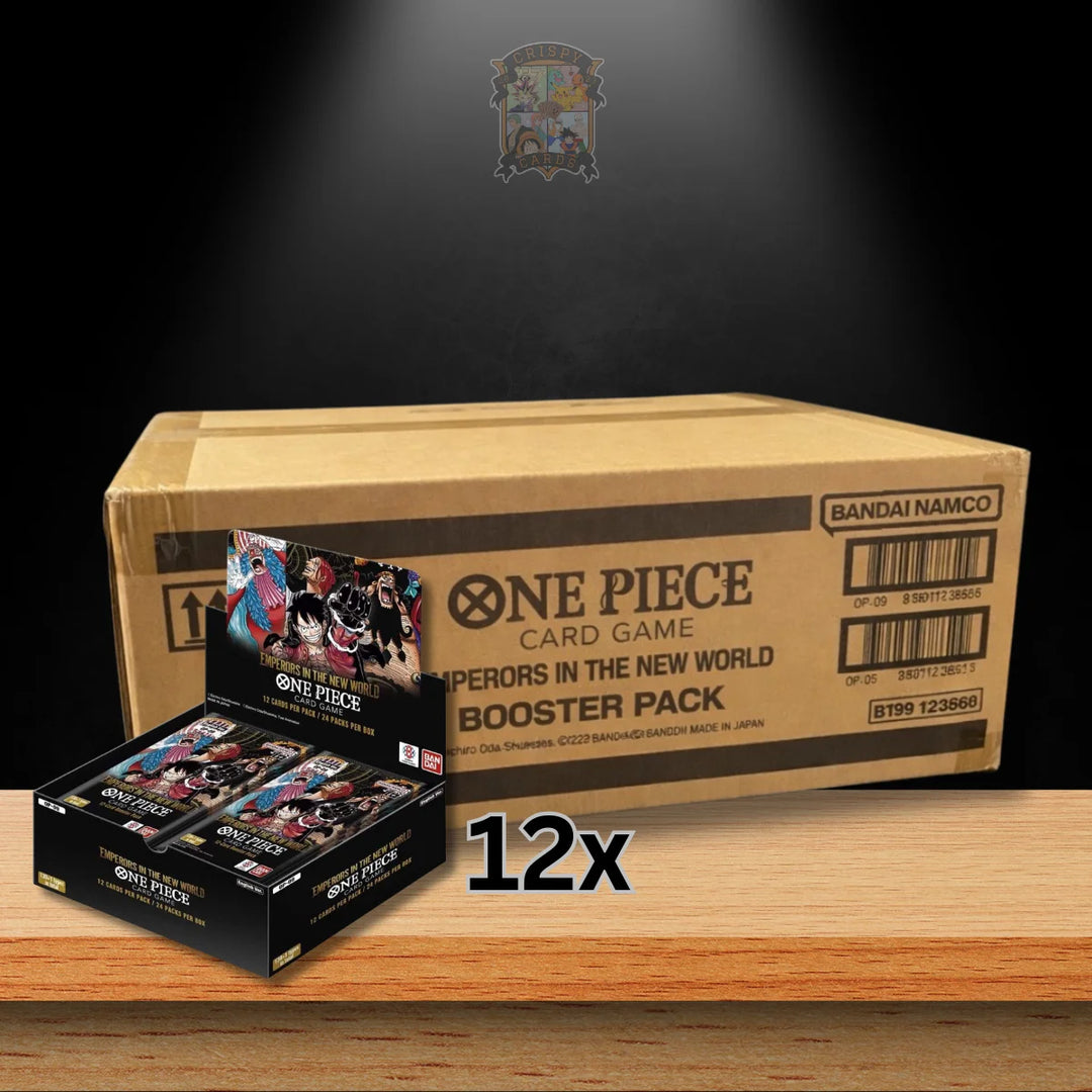 One Piece OP09 Four Emperors Booster Display Box English Version, Factory Sealed, Bandai One Piece Booster Box One Piece OP09 Four Emperors Booster Display Box English Version, Factory Sealed, Bandai One Piece Booster Box