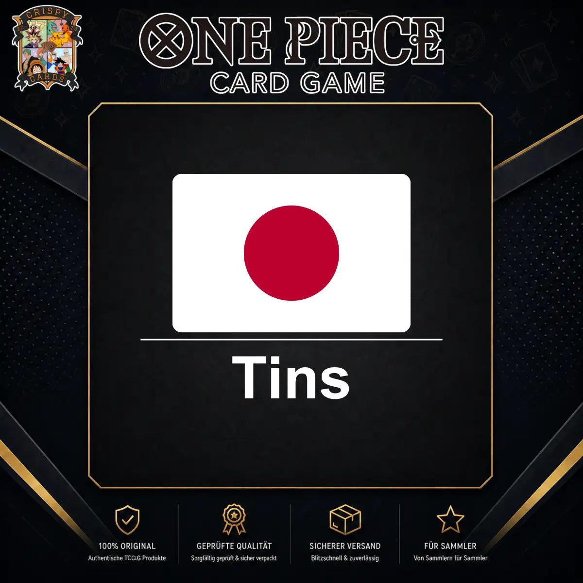 One Piece Tins Japanisch für japanische TCG Karten und Sammlung