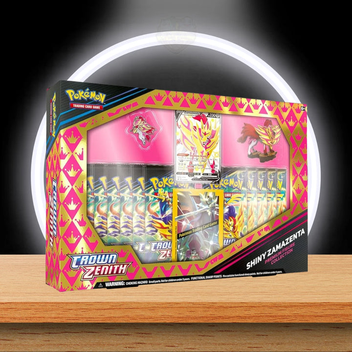 Pokémon Crown Zenith Shiny Zamazenta Premium Figure Collection (ENG)