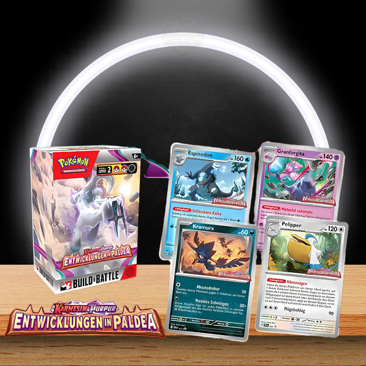 Pokémon Entwicklungen in Paldea Stadion Box