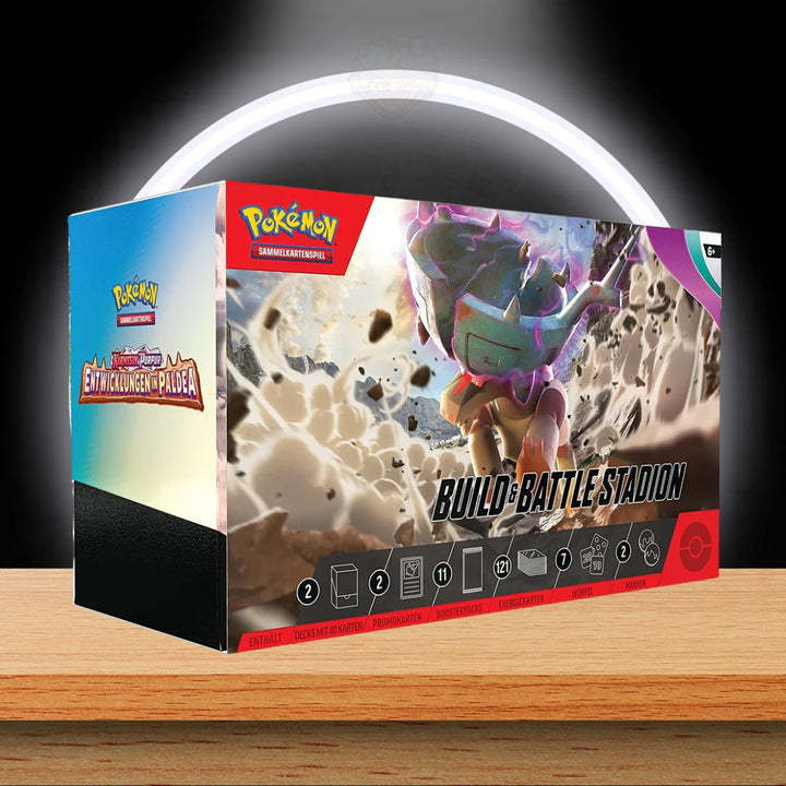 Pokémon Entwicklungen in Paldea Stadion Box