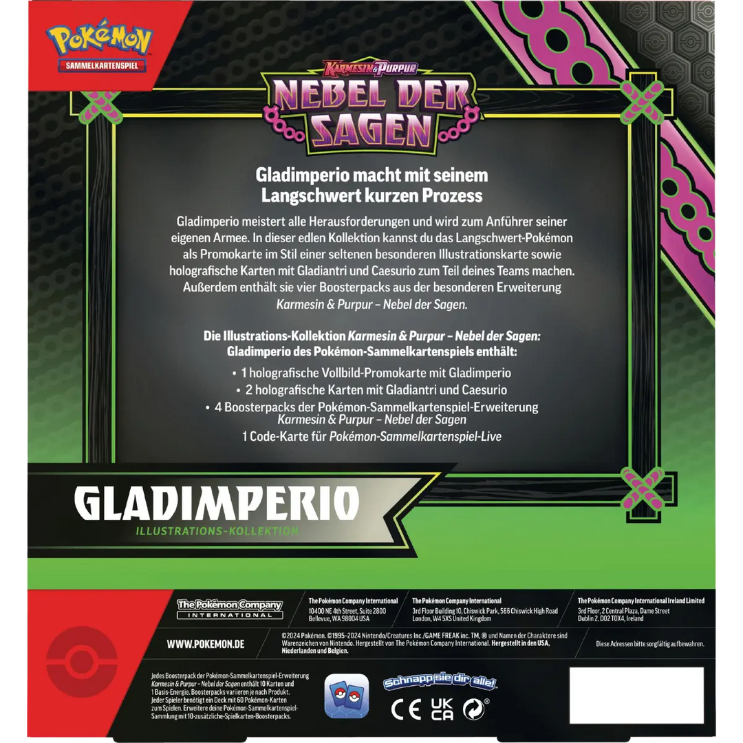 Pokémon KP6.5 Nebel der Sagen Illustration Rare Kollektion