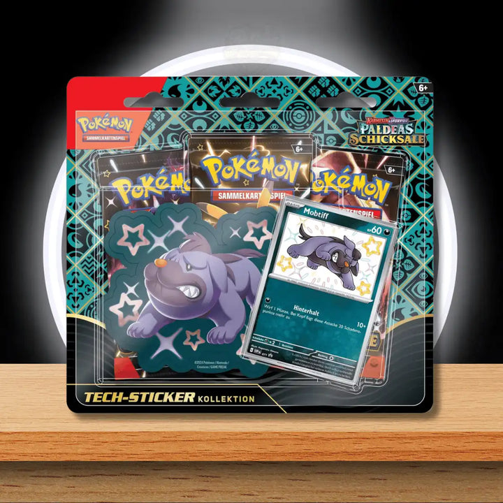 Pokémon KP4.5 - Paldeas Schicksale Tech Sticker Blister (DE)
