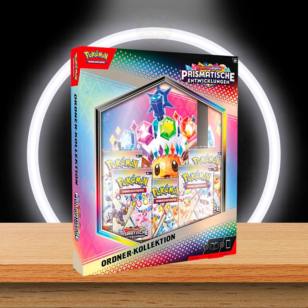The Pokémon Company International Spiel Pokémon Karmesin & Purpur Prismatische Entwicklungen Ordner Kollektion